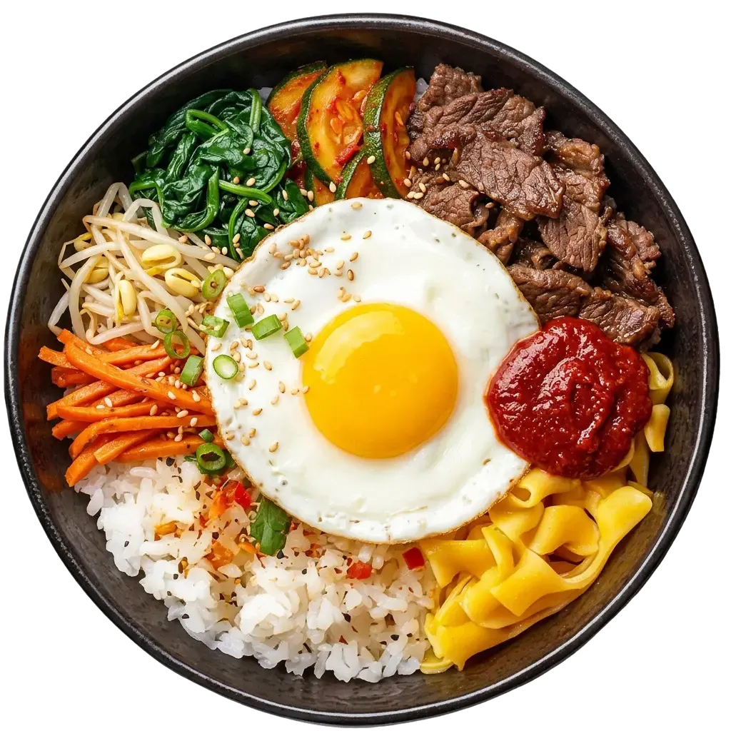 Korean-Inspired Bibimbap Bowl
