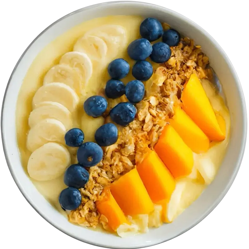 Mango smoothie bowl
